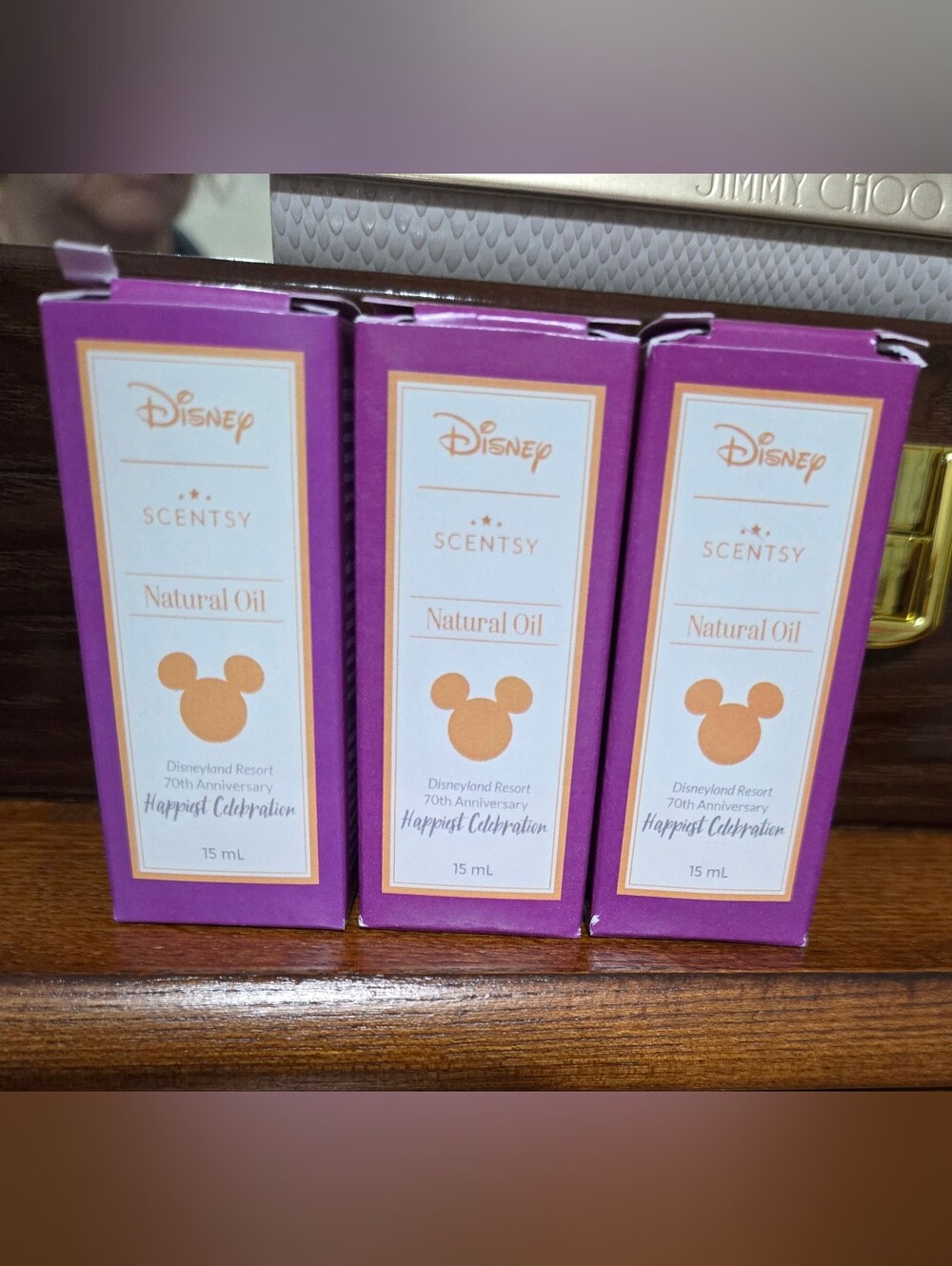 Scentsy 3 Disneyland Resort 70th Anniversary Happiest Celebration Natural Oil